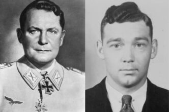 Hermann Göring y Douglas Kelley